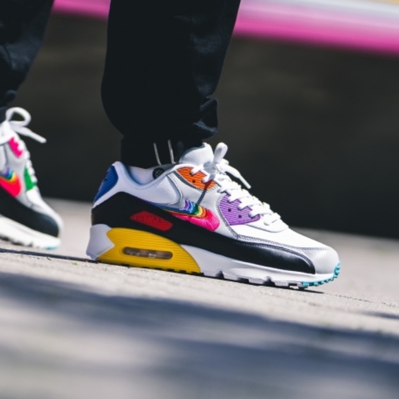 Nike Other - NEW Nike Air Max 90 BeTrue Rainbow Sneakers